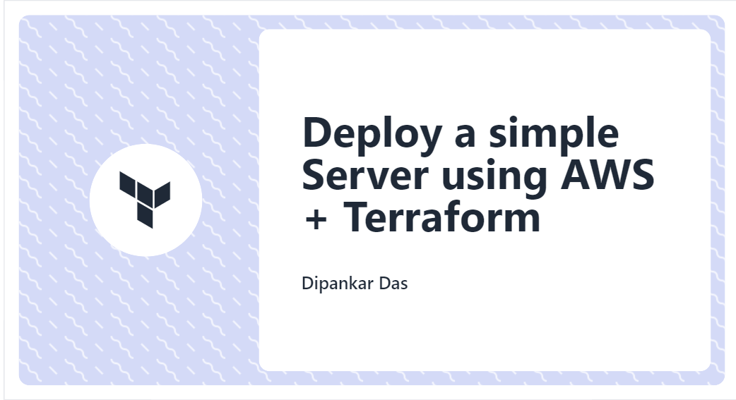 Cover for Deploy a simple server using AWS + Terraform